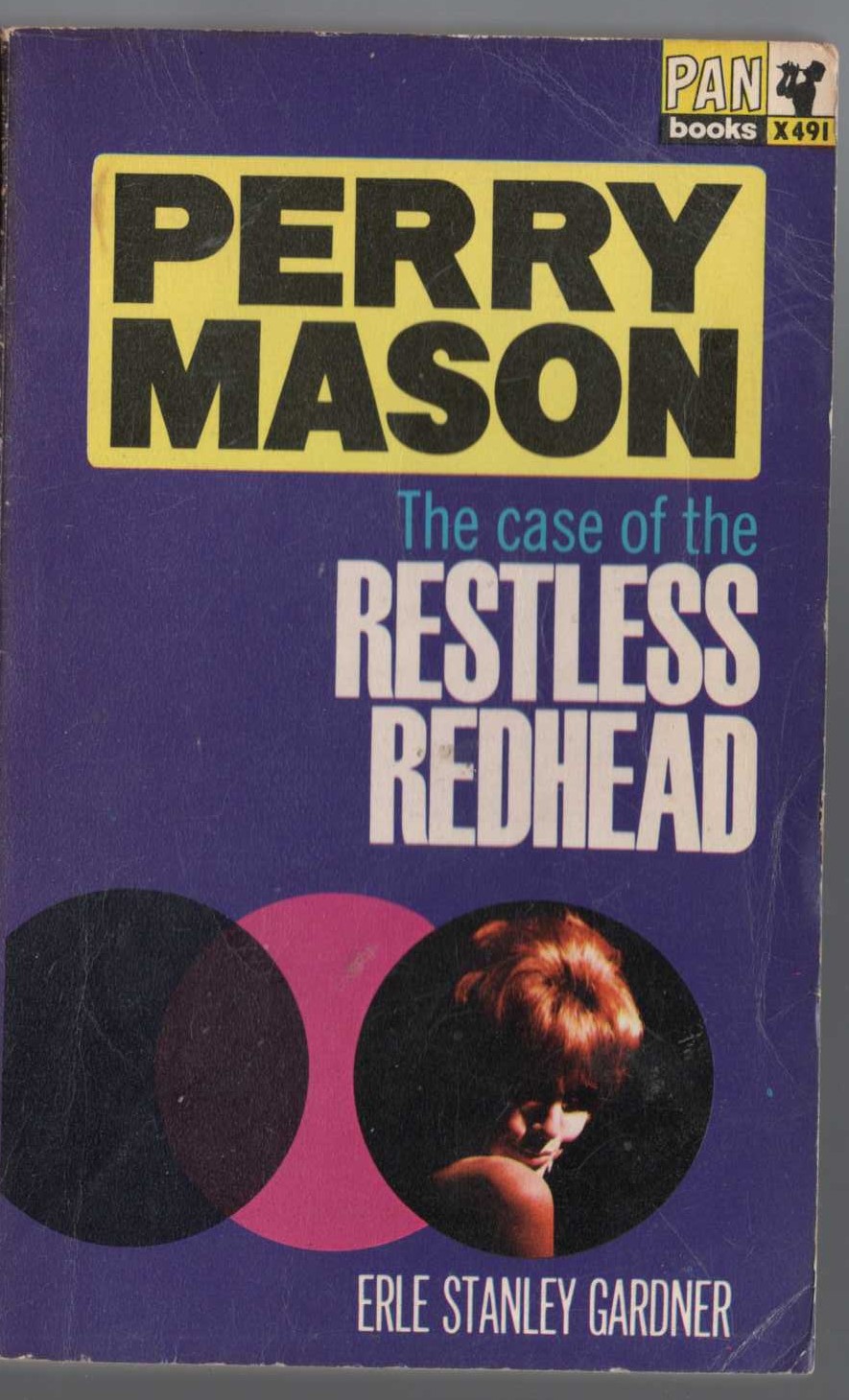 Erle Stanley Gardner  THE CASE OF THE RESTLESS REDHEAD front book cover image