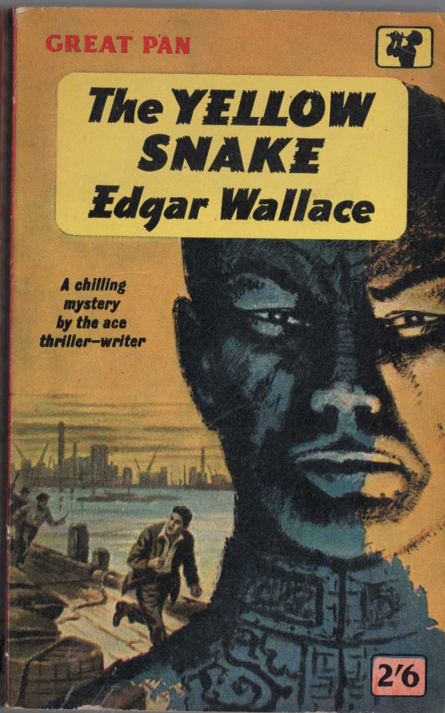 Edgar Wallace  THE YELLOW SNAKE front book cover image