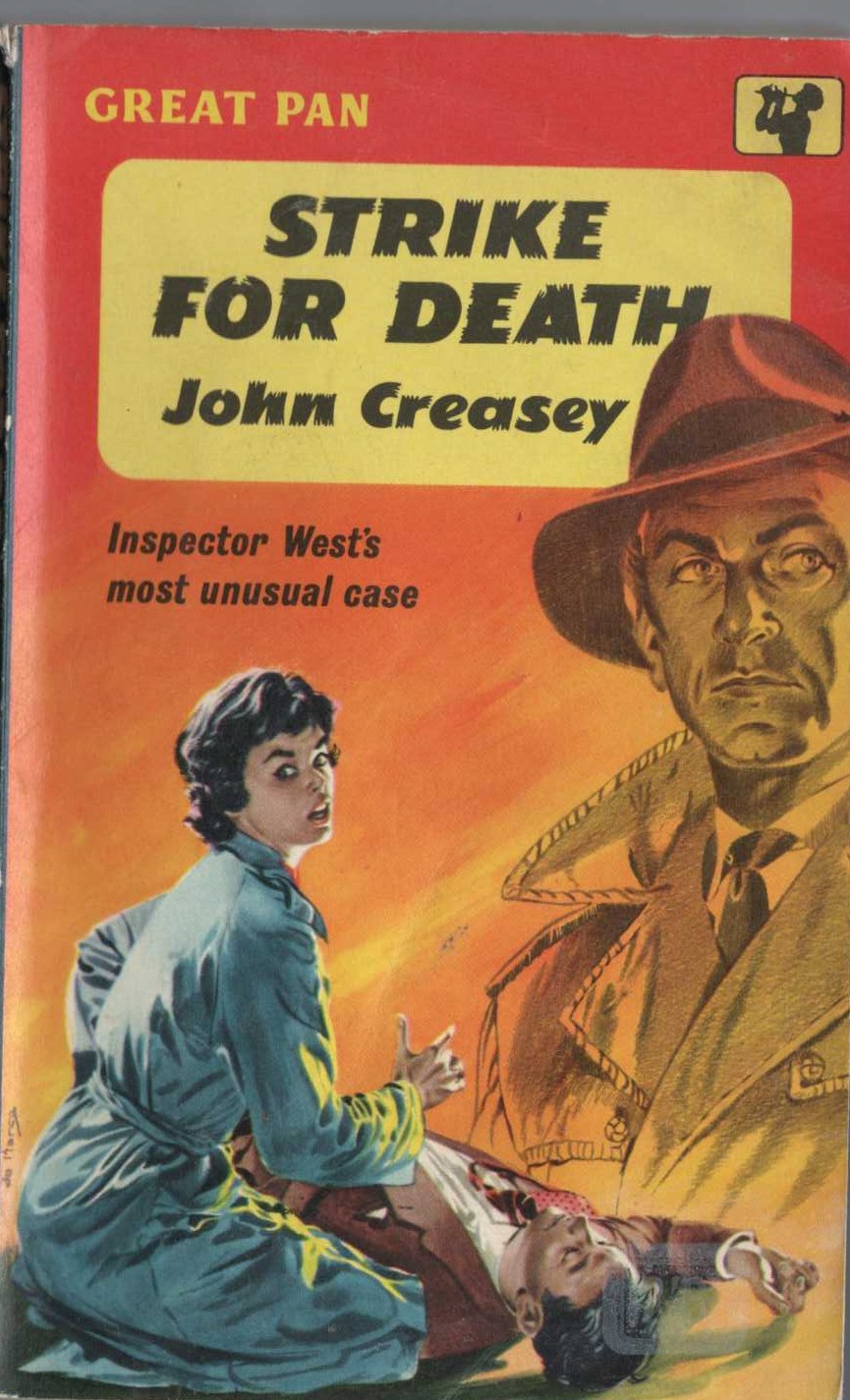 John Creasey  STRIKE FOR DEATH (Inspector West) front book cover image