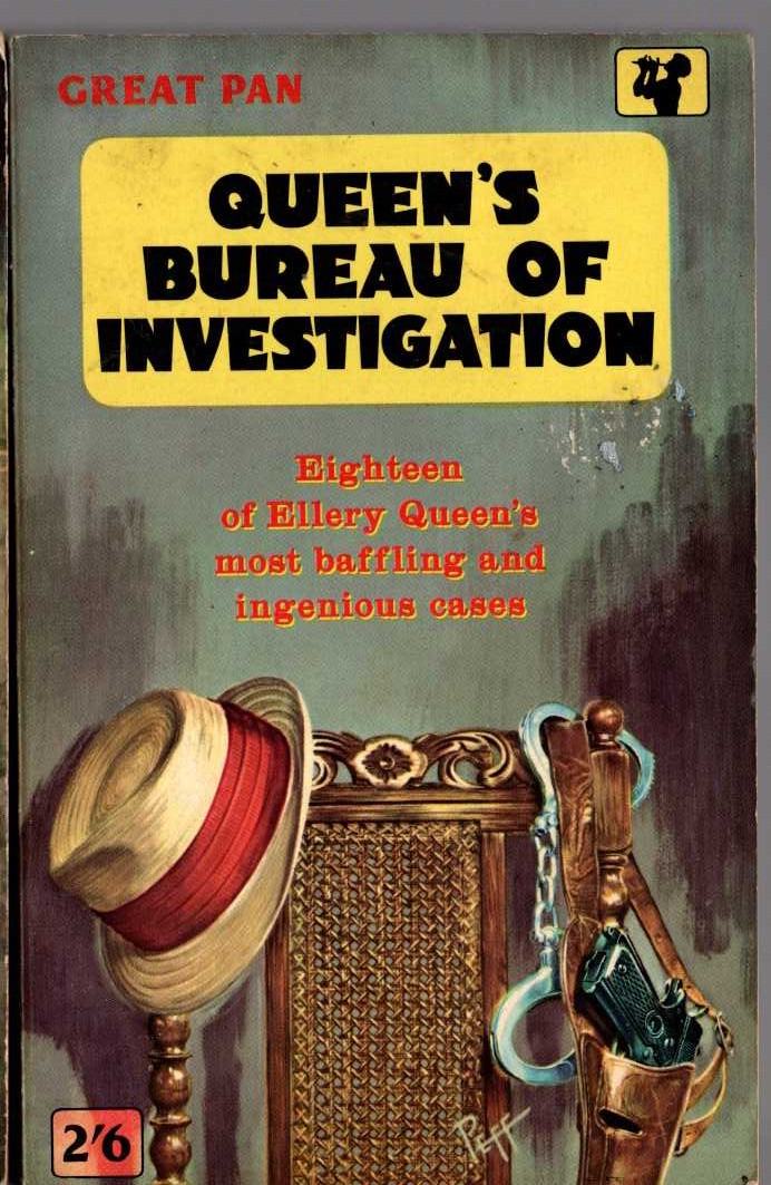 Ellery Queen  QUEEN'S BUREAU OF INVESTIGATION front book cover image