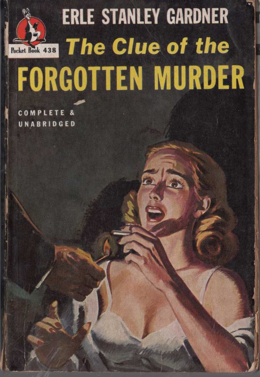 Erle Stanley Gardner  THE CLUE OF THE FORGOTTEN MURDER front book cover image