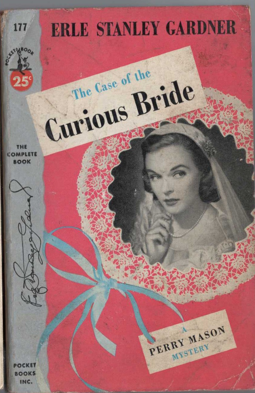 Erle Stanley Gardner  THE CASE OF THE CURIOUS BRIDE front book cover image