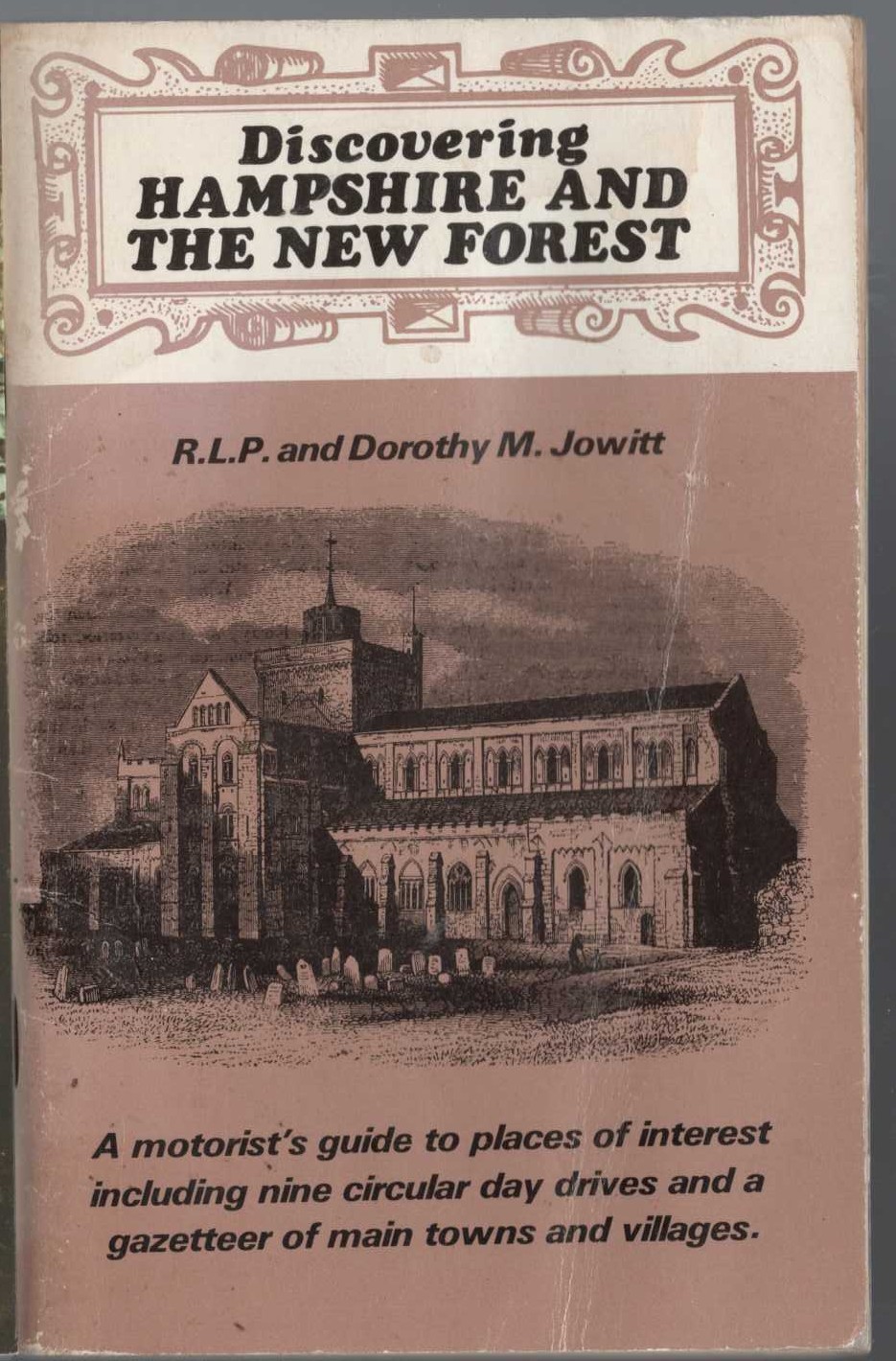 HAMPSHIRE AND THE NEW FOREST, Discovering by R.L.P & Dorothy M.Jowitt front book cover image