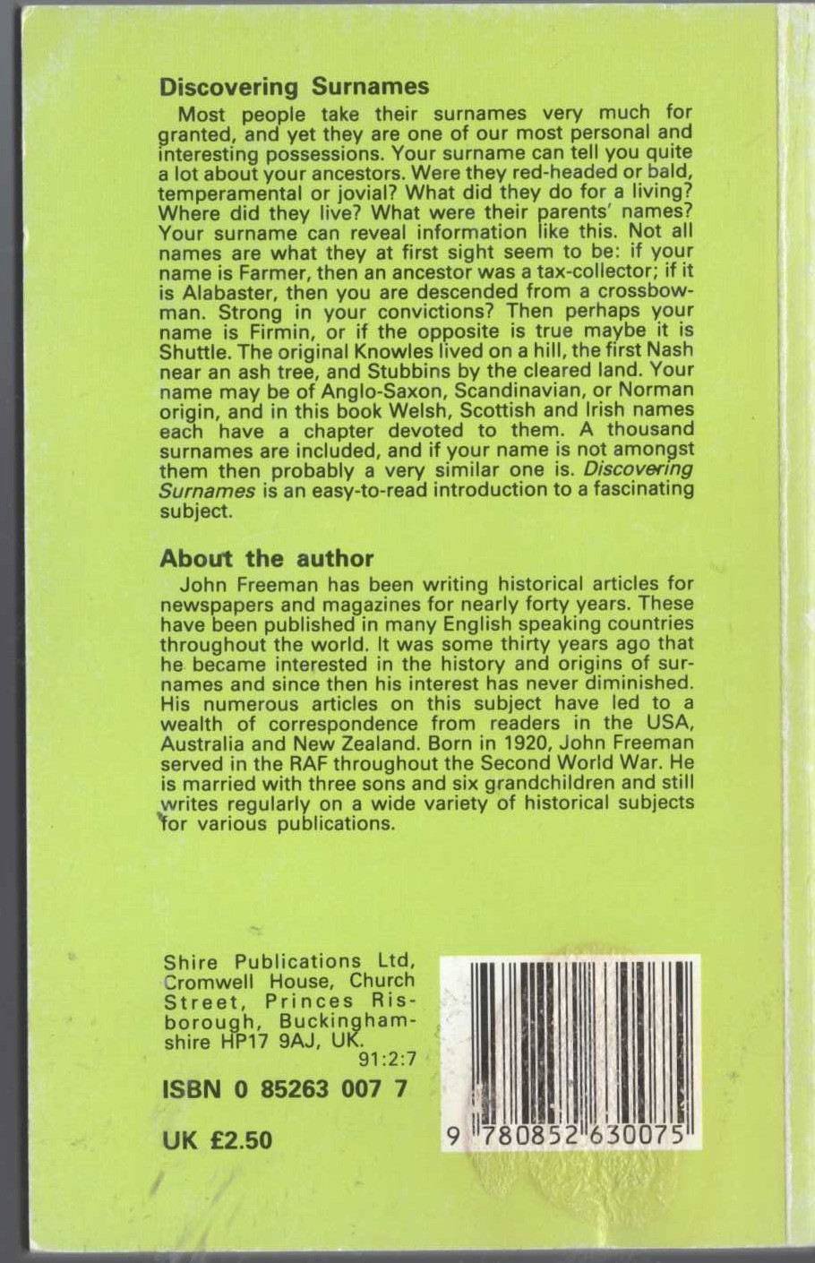  magnified rear book cover image