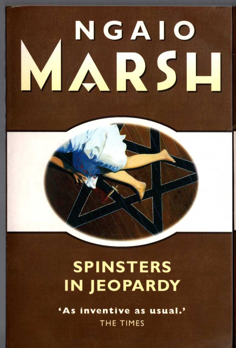 Ngaio Marsh  SPINSTERS IN JEOPARDY front book cover image