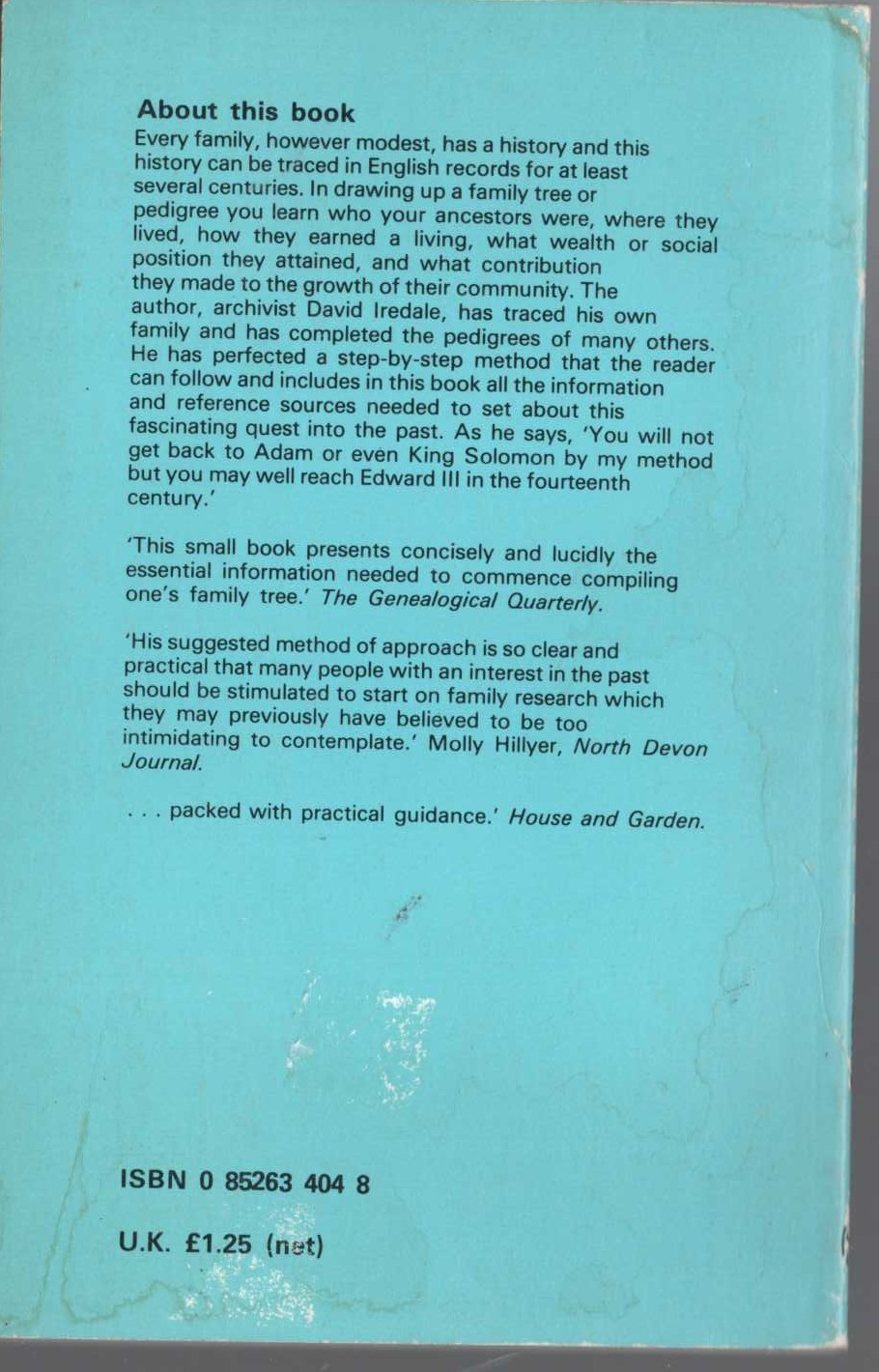  magnified rear book cover image