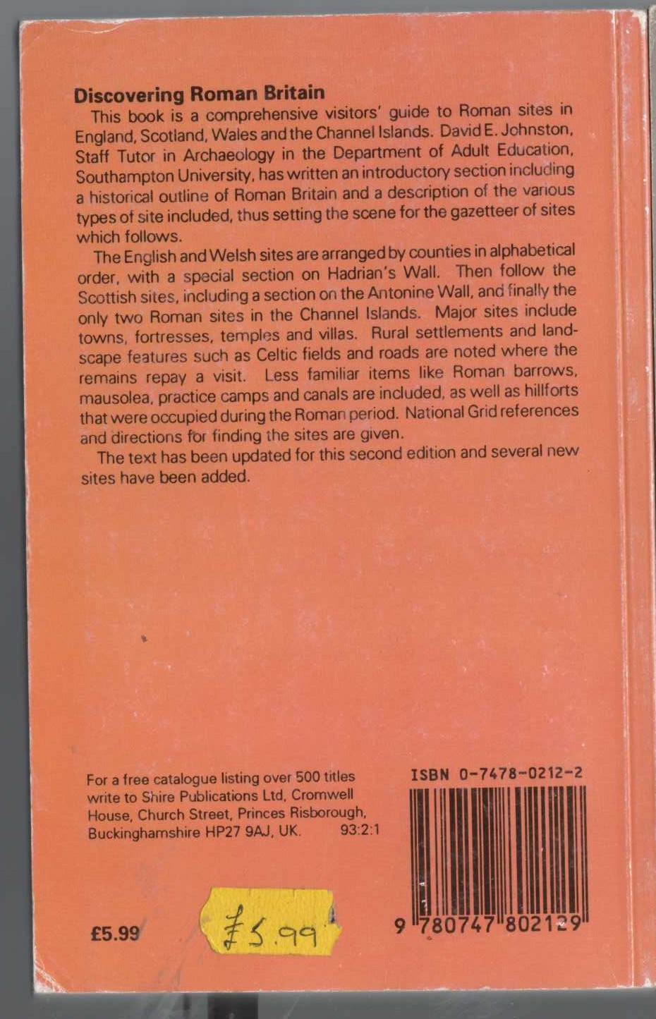  magnified rear book cover image