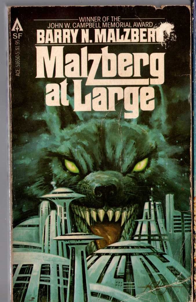 Barry Malzberg  MALZBERG AT LARGE front book cover image