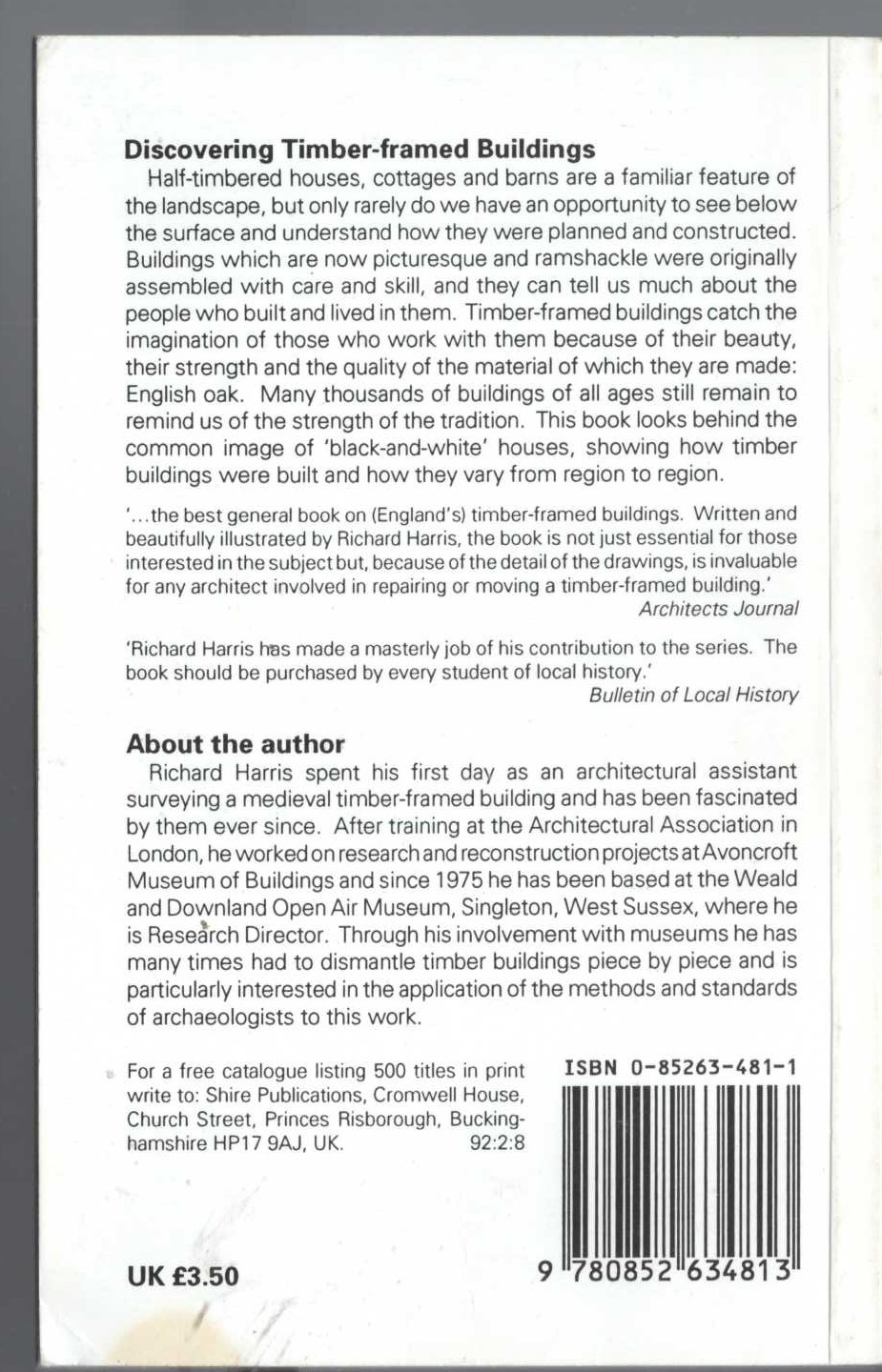  magnified rear book cover image