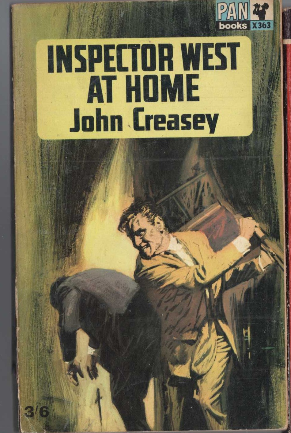 John Creasey  INSPECTOR WEST AT HOME front book cover image