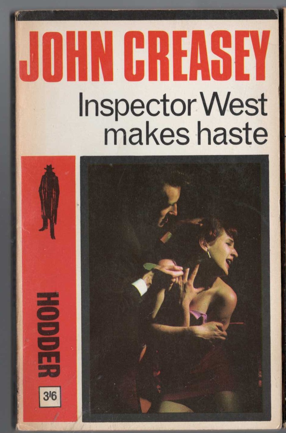John Creasey  INSPECTOR WEST MAKES HASTE front book cover image