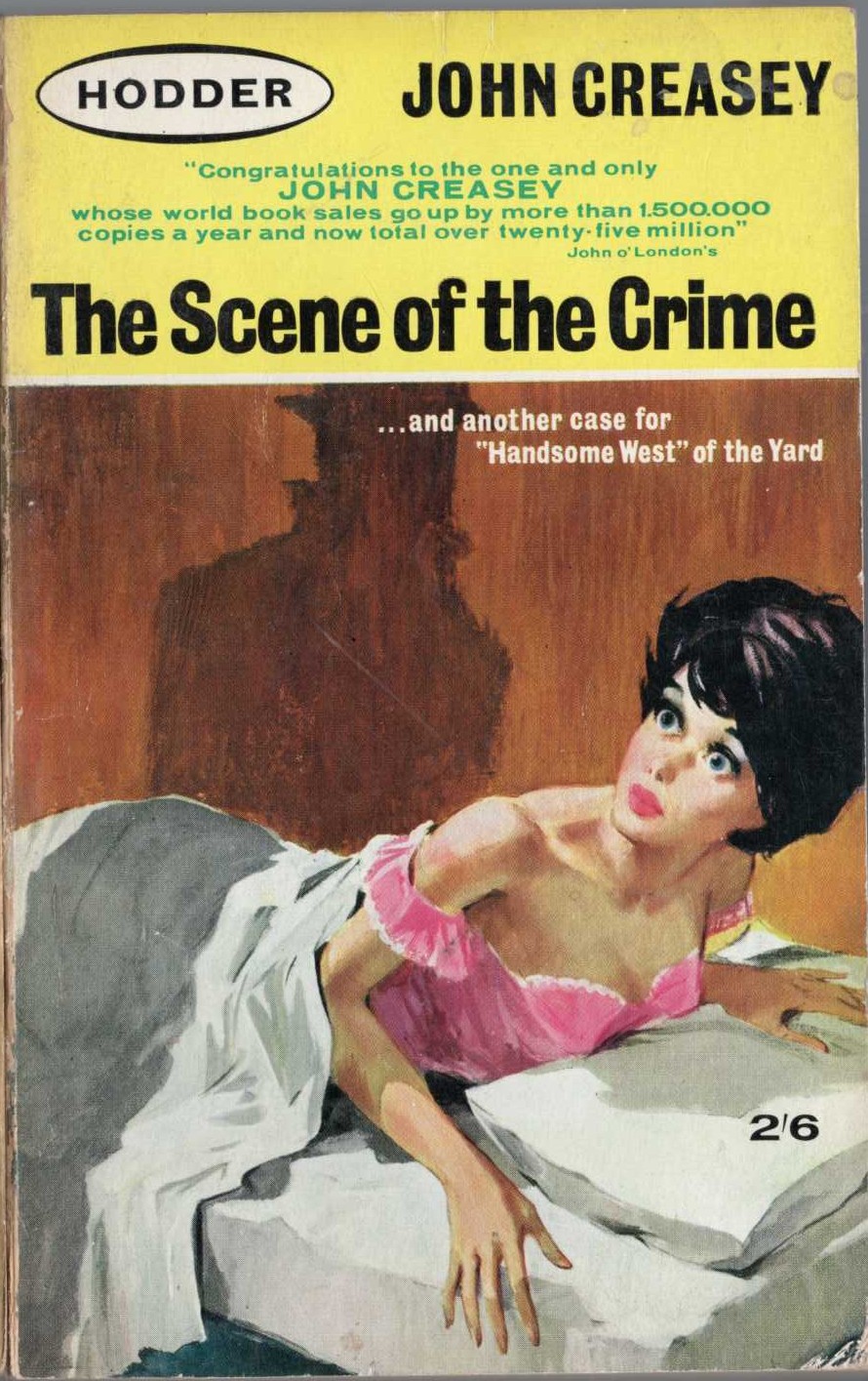 John Creasey  THE SCENE OF THE CRIME (Roger West) front book cover image