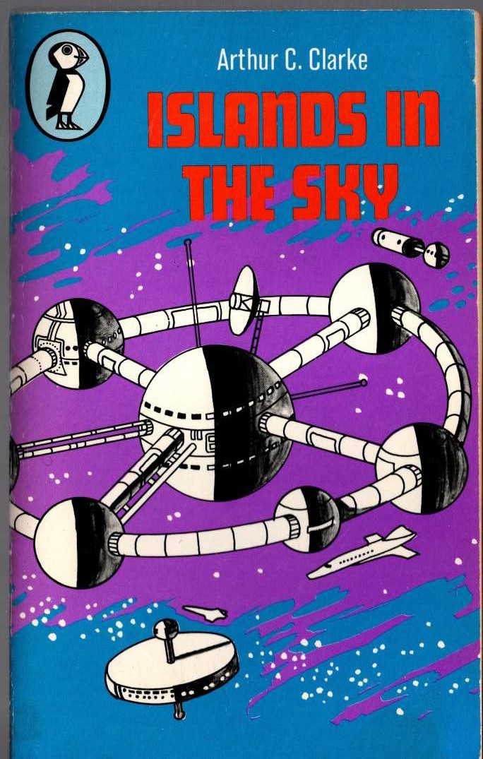 Arthur C. Clarke  ISLANDS IN THE SKY front book cover image