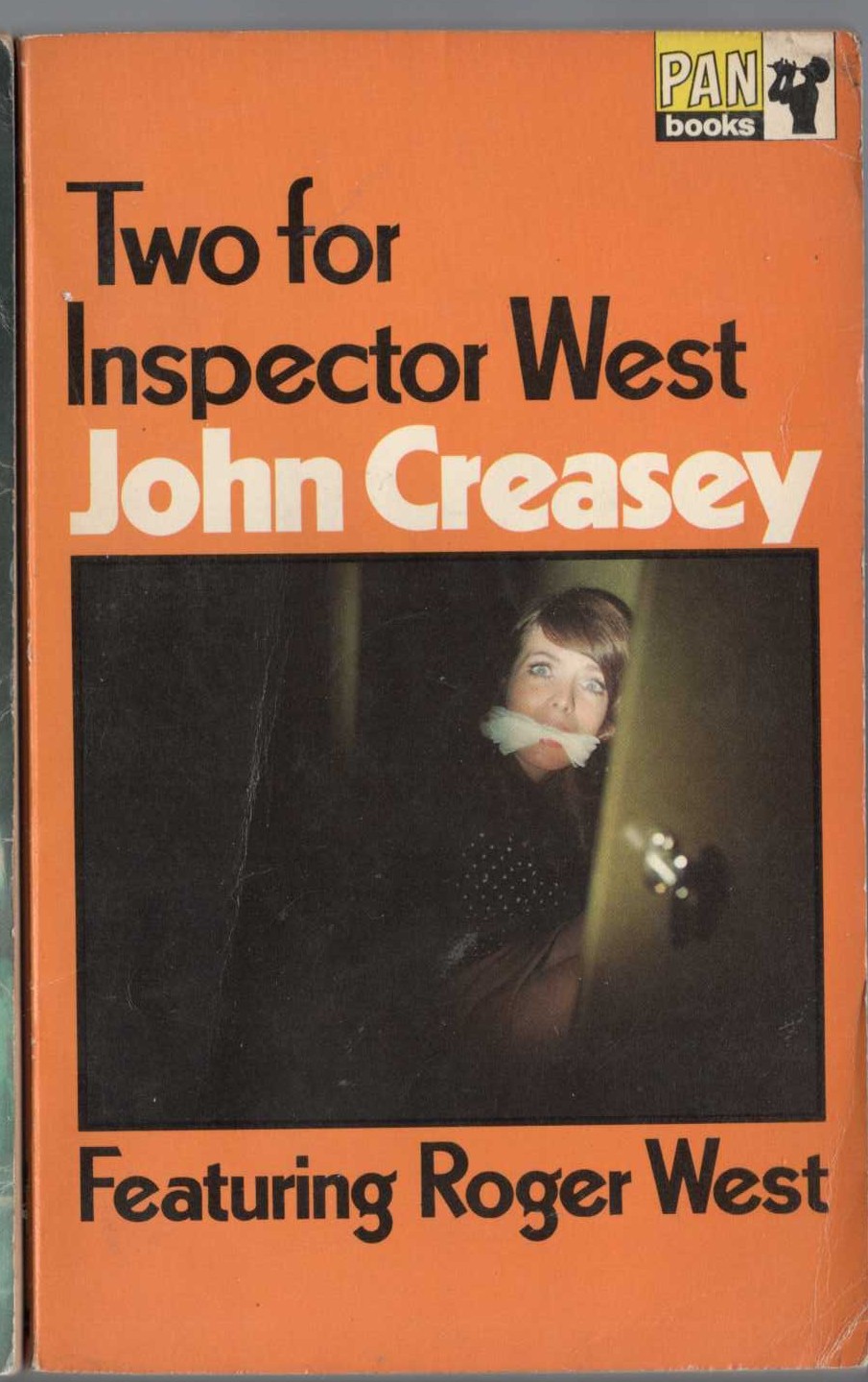 John Creasey  TWO FOR INSPECTOR WEST front book cover image