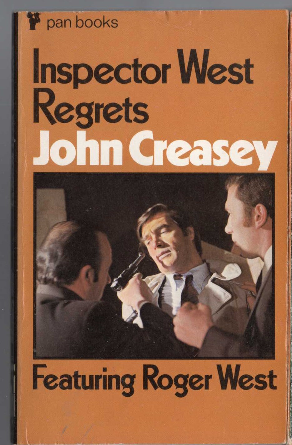 John Creasey  INSPECTOR WEST REGRETS front book cover image