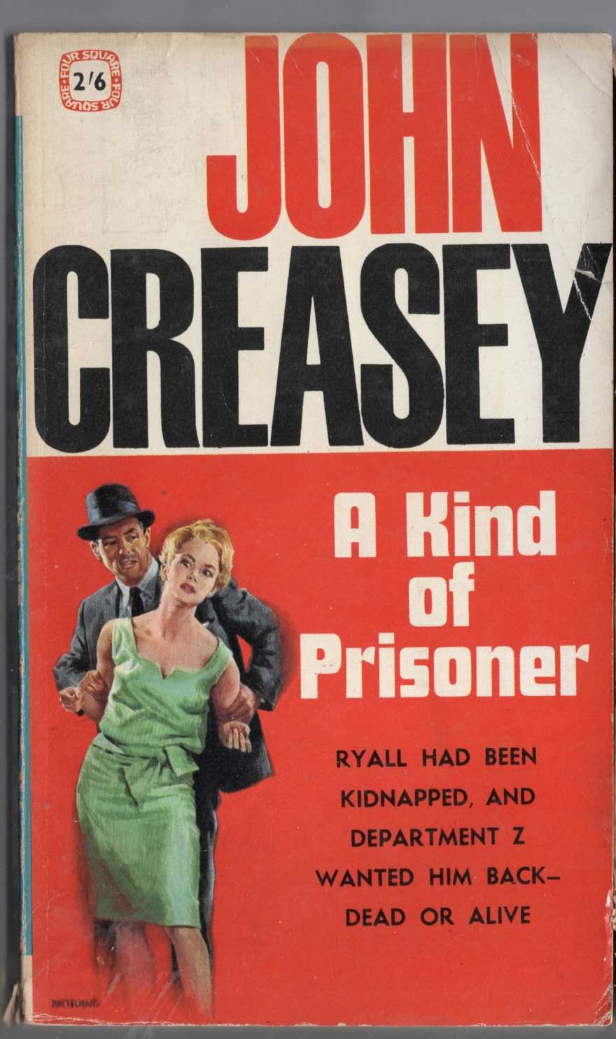 John Creasey  A KIND OF PRISONER (Department 'Z') front book cover image