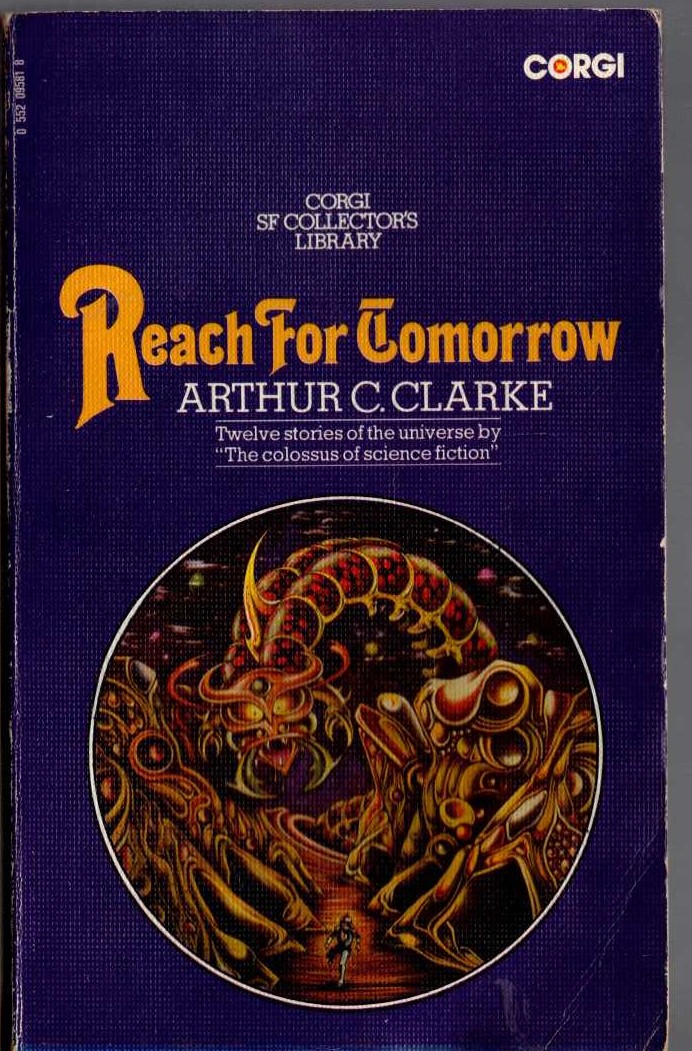 Arthur C. Clarke  REACH FOR TOMORROW front book cover image