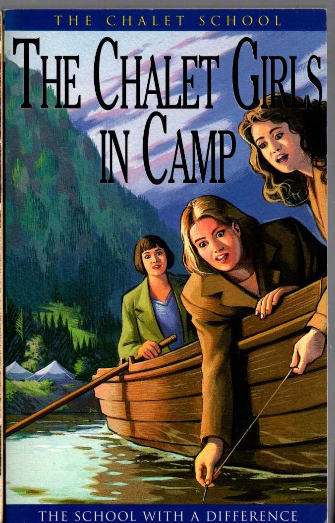 Elinor M. Brent-Dyer  THE CHALET GIRLS IN CAMP front book cover image