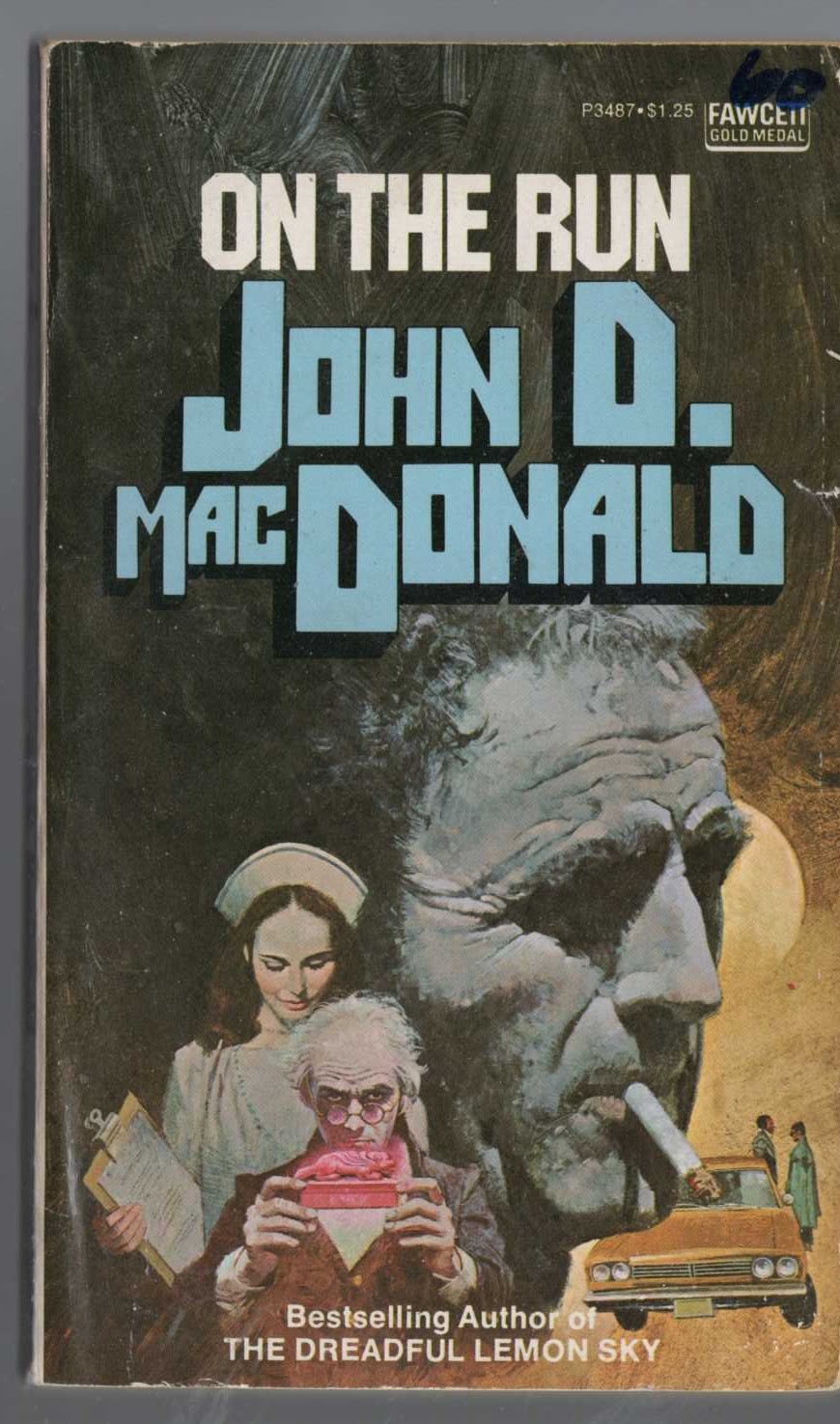 John D. MacDonald  ON THE RUN front book cover image