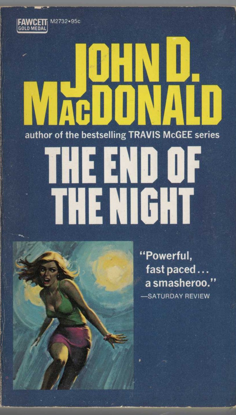 John D. MacDonald  THE END OF THE NIGHT front book cover image