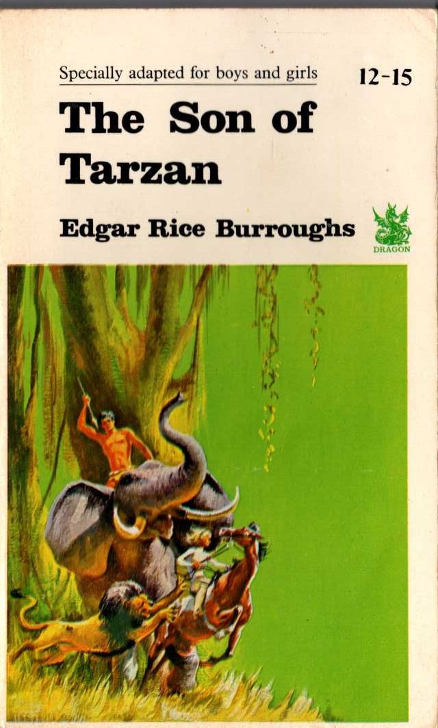 Edgar Rice Burroughs  THE SON OF TARZAN front book cover image