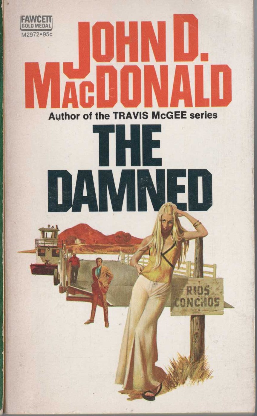 John D. MacDonald  THE DAMNED front book cover image