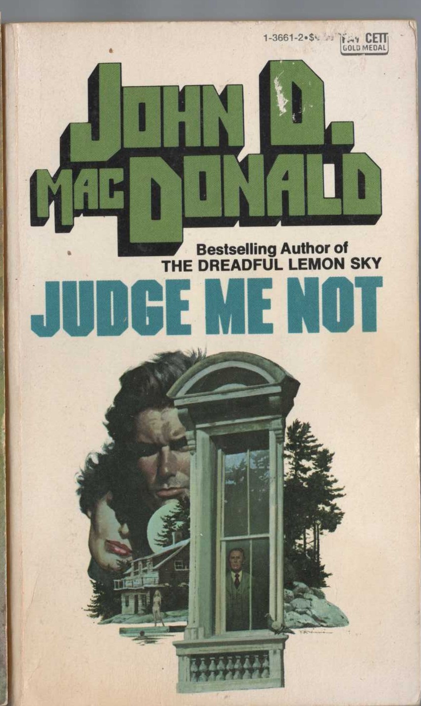 John D. MacDonald  JUDGE ME NOT front book cover image