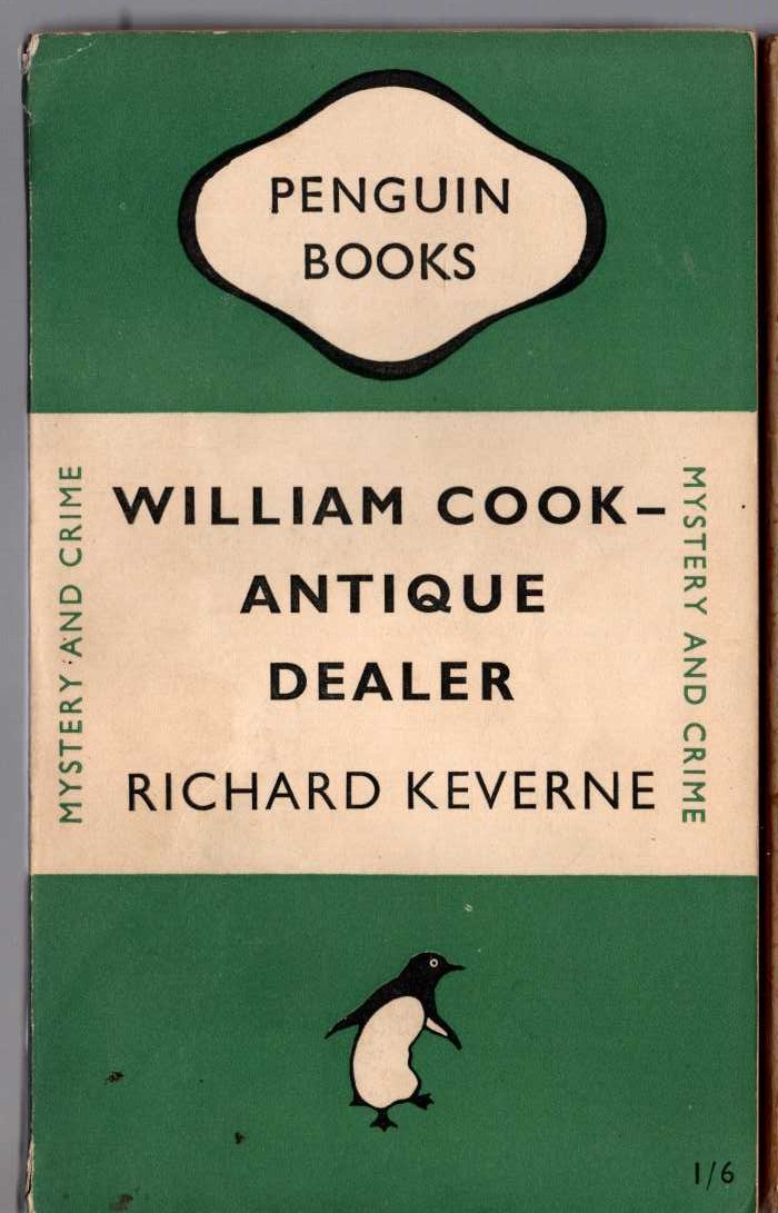 Richard Keverne  WILLIAM COOK - ANTIQUE DEALER front book cover image