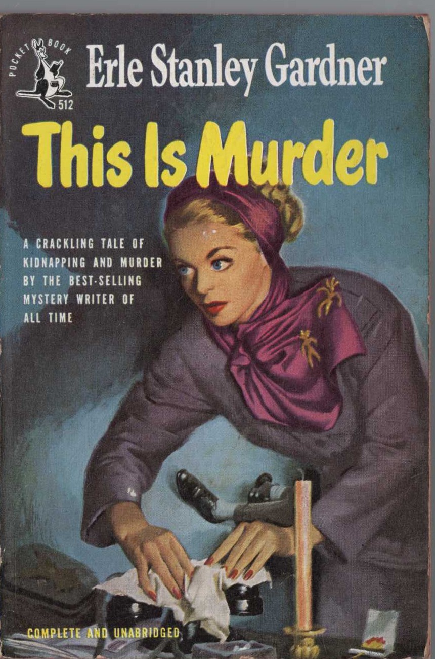 Erle Stanley Gardner  THIS IS MURDER front book cover image