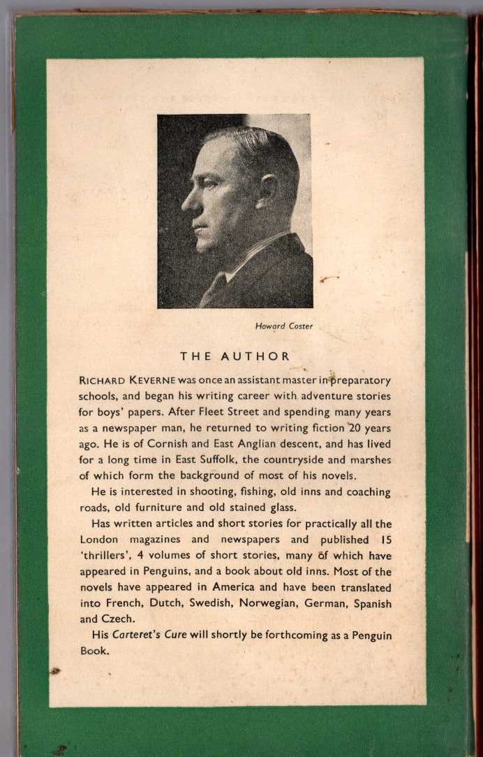 Richard Keverne  WILLIAM COOK - ANTIQUE DEALER magnified rear book cover image