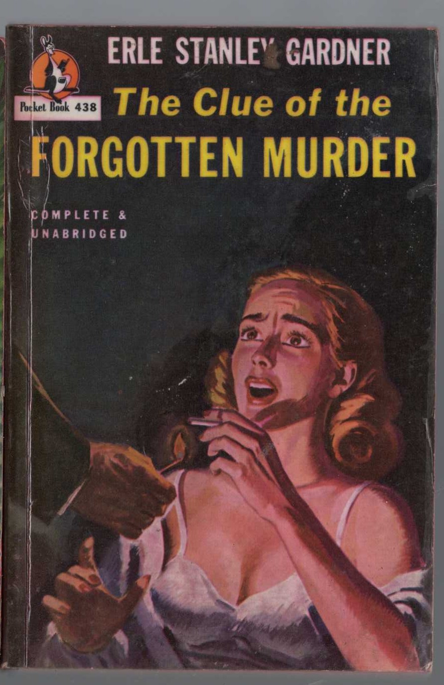 Erle Stanley Gardner  THE CLUE OF THE FORGOTTEN MURDER front book cover image