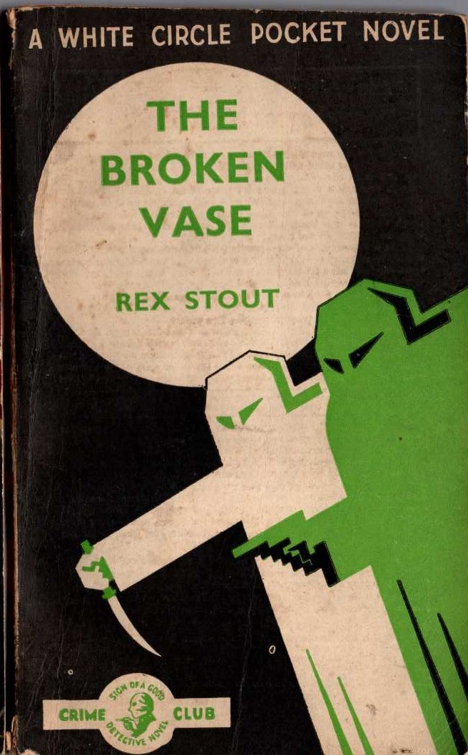 Rex Stout  THE BROKEN VASE front book cover image