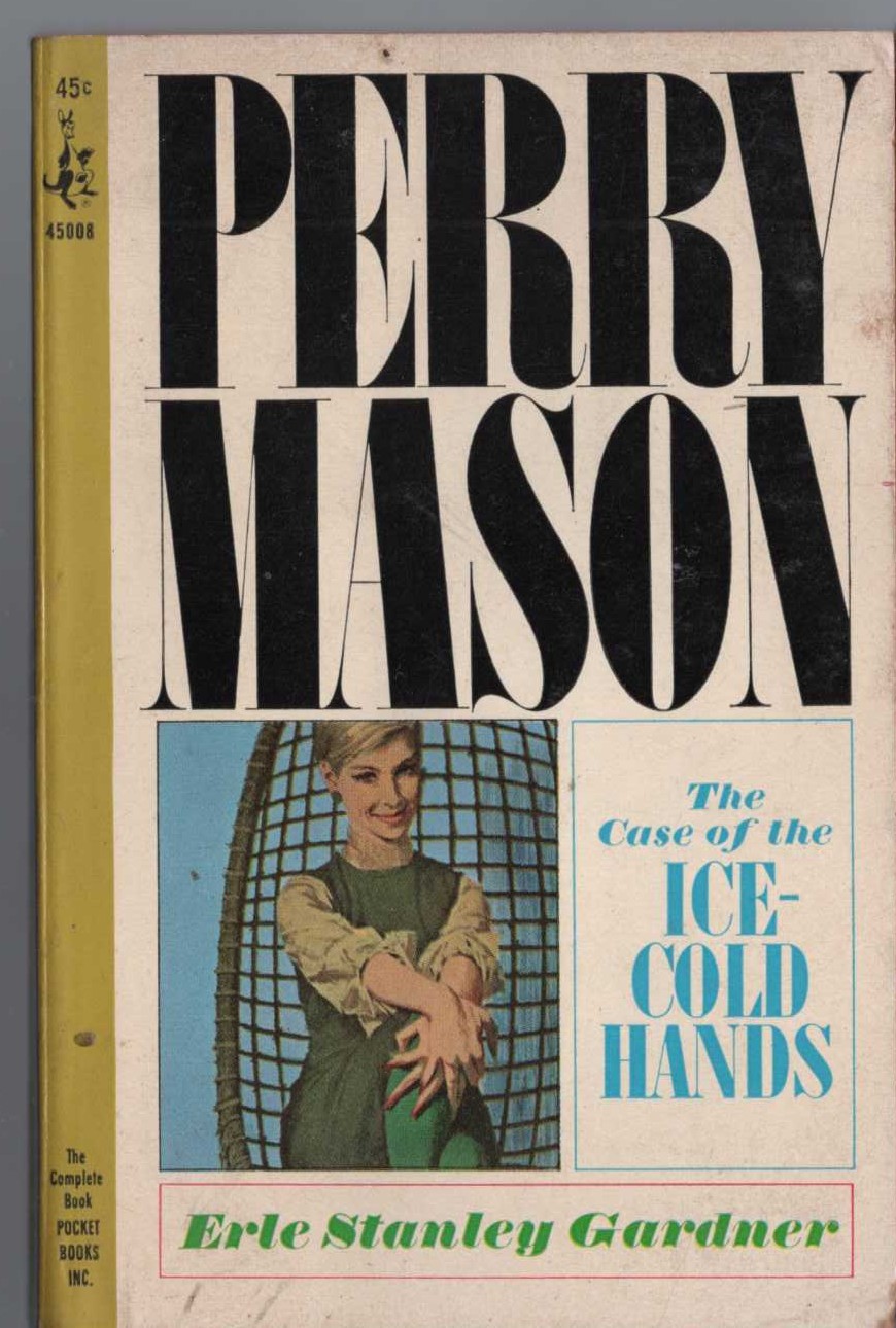 Erle Stanley Gardner  THE CASE OF THE ICE-COLD HANDS front book cover image