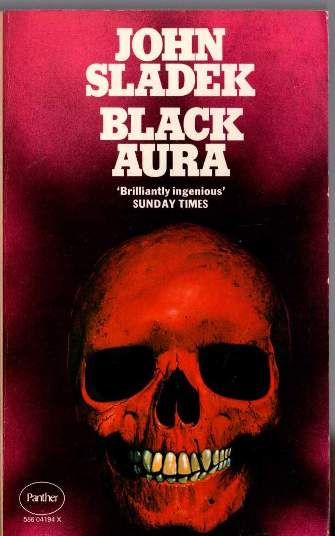 John Sladek  BLACK AURA front book cover image