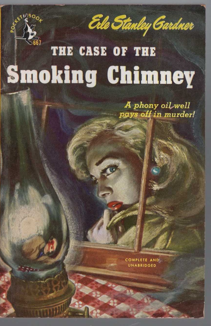 Erle Stanley Gardner  THE CASE OF THE SMOKING CHIMNEY front book cover image