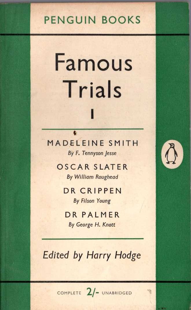 Harry Hodge  FAMOUS TRIALS 1 front book cover image
