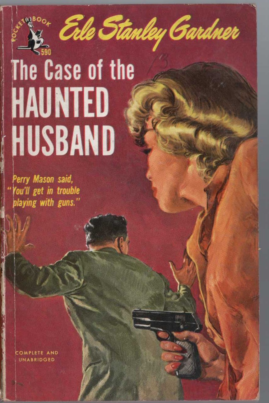 Erle Stanley Gardner  THE CASE OF THE HAUNTED HUSBAND front book cover image