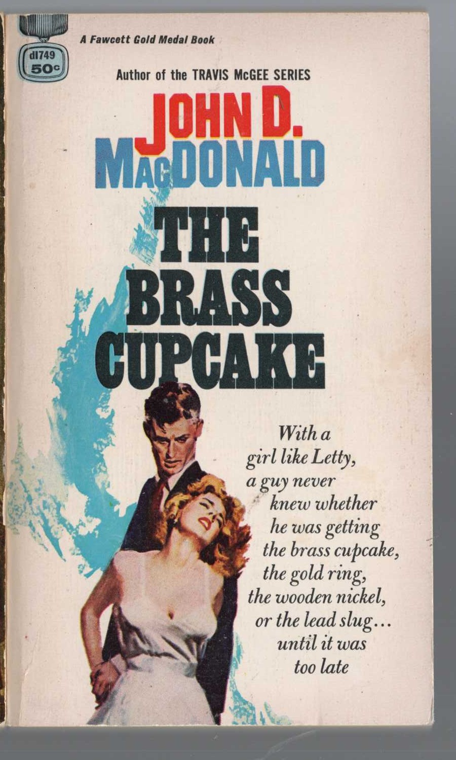 John D. MacDonald  THE BRASS CUPCAKE front book cover image