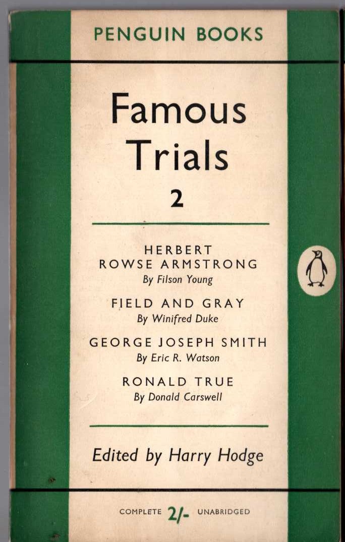 Harry Hodge  FAMOUS TRIALS 2 front book cover image