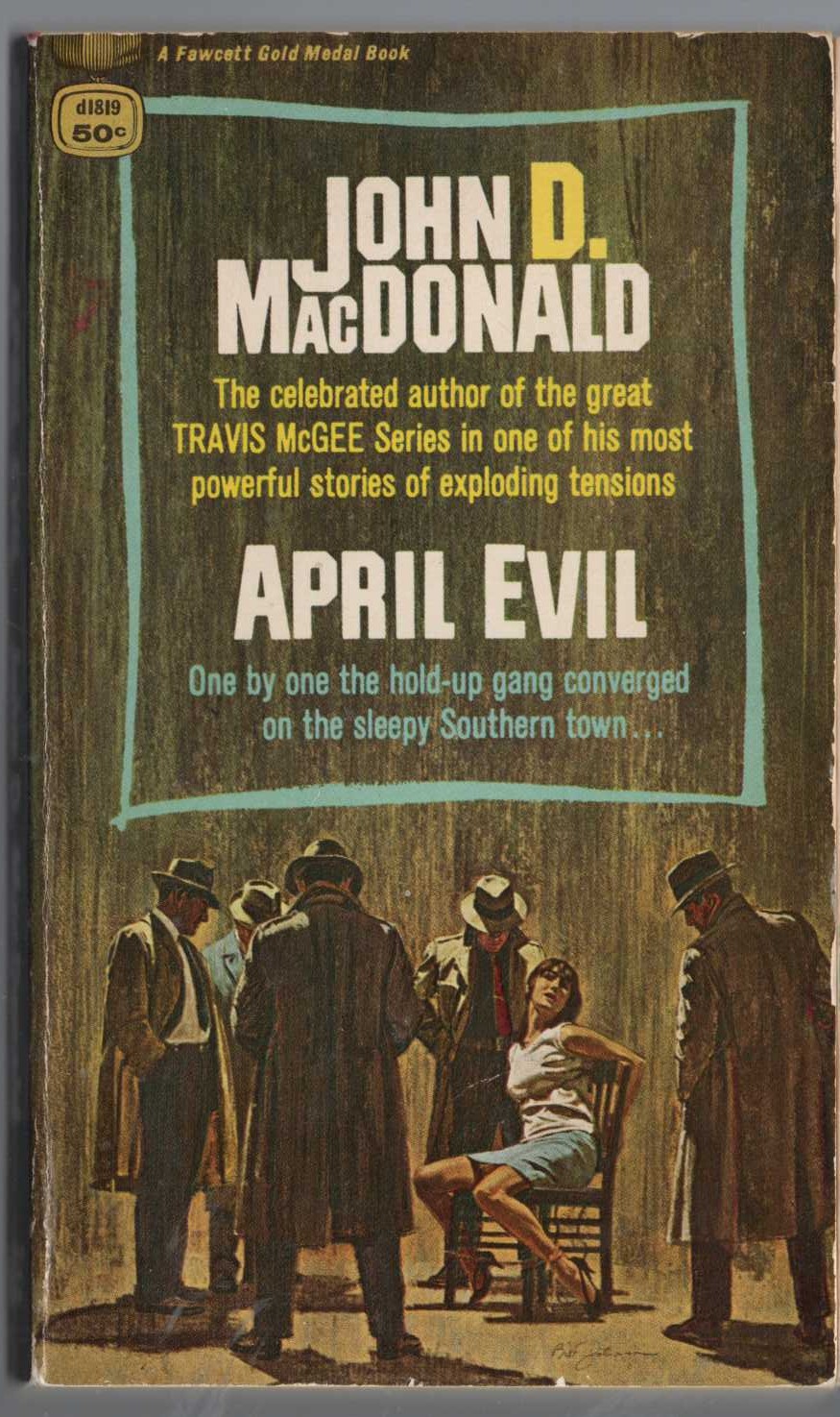 John D. MacDonald  APRIL EVIL front book cover image