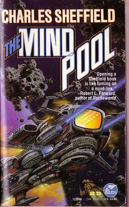 Charles Sheffield  THE MIND POOL front book cover image