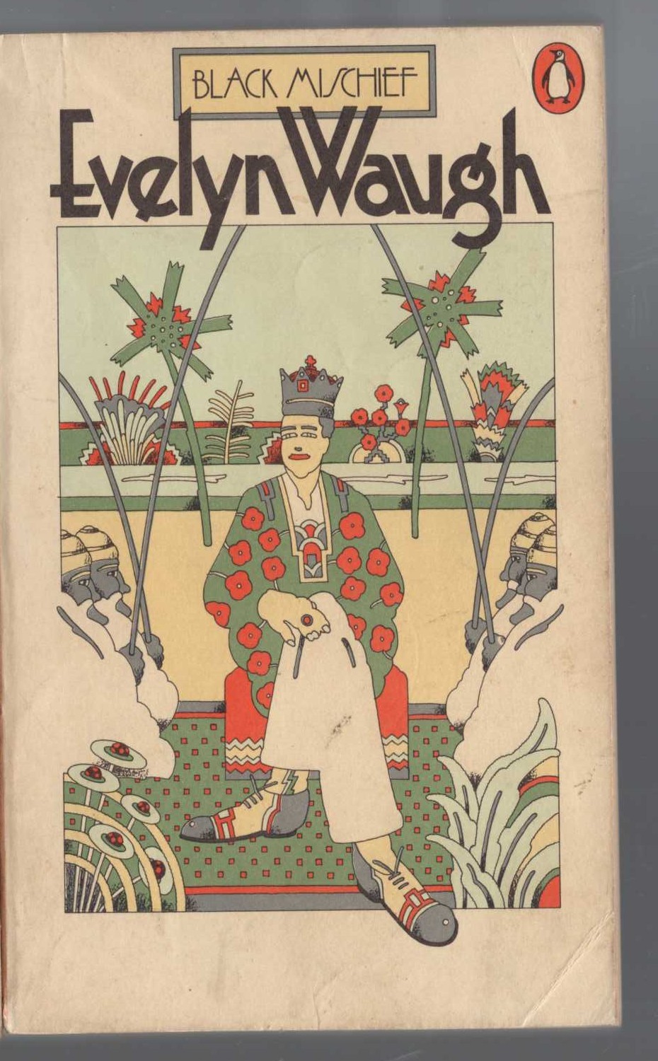 Evelyn Waugh  BLACK MISCHIEF front book cover image