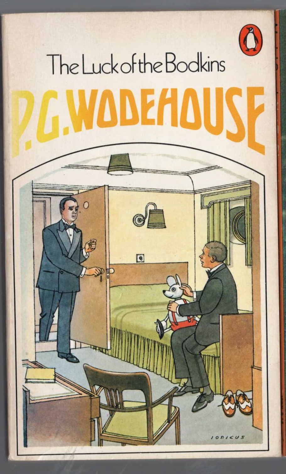 P.G. Wodehouse  THE LUCK OF THE BODKINS front book cover image