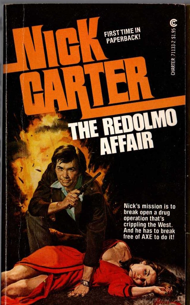 Nick Carter  THE REDOLMO AFFAIR front book cover image