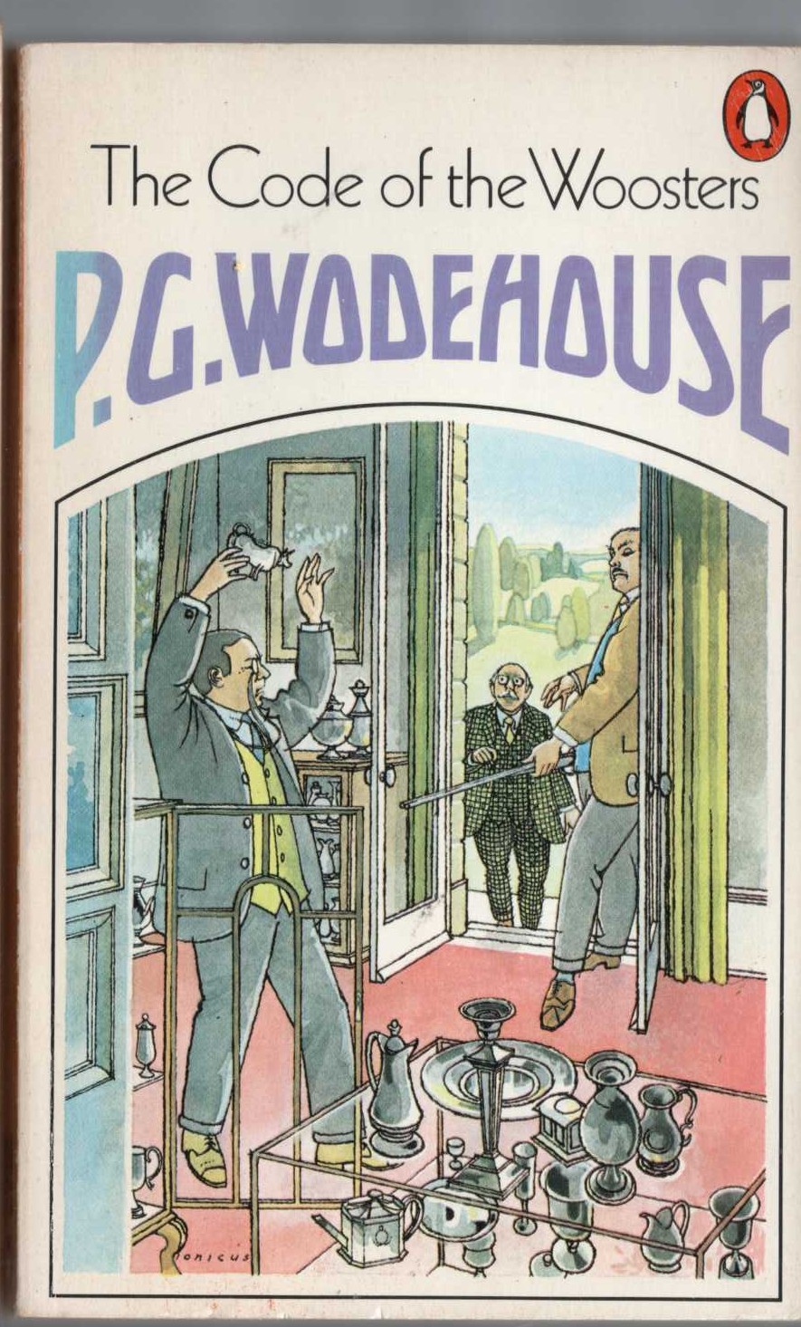 P.G. Wodehouse  THE CODE OF THE WOOSTERS front book cover image