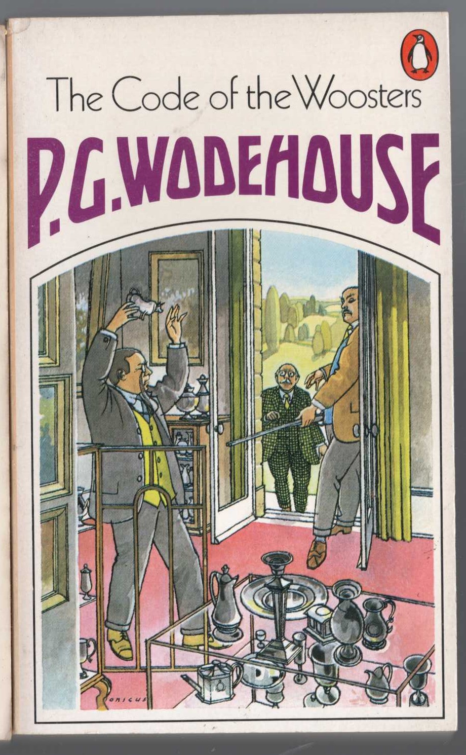 P.G. Wodehouse  THE CODE OF THE WOOSTERS front book cover image