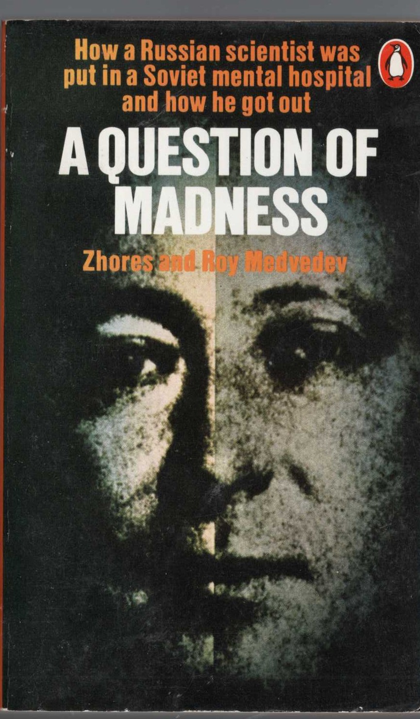 A QUESTION OF MADNESS front book cover image