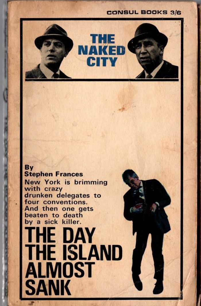 Stephen Frances  THE DAY THE ISLAND ALMOST SANK front book cover image