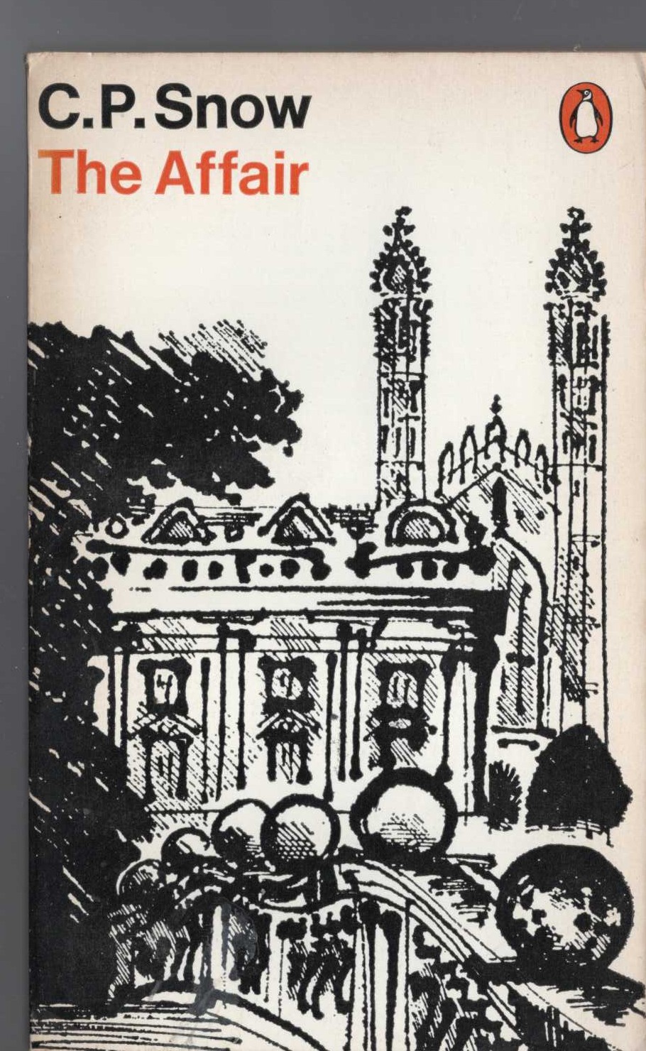 C.P. Snow  THE AFFAIR front book cover image