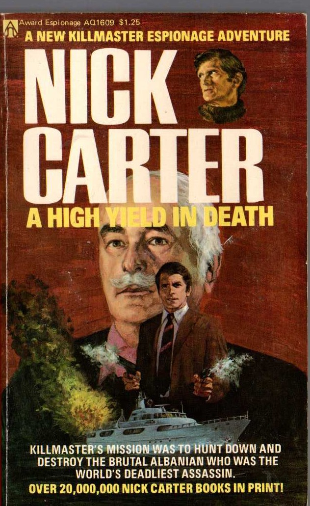 Nick Carter  A HIGH YIELD IN DEATH front book cover image
